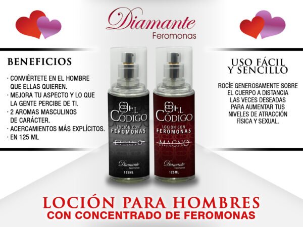 Loción para hombres con feromonas concentradas - 125ml