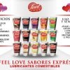Lubricantes comestibles Feel Love Exprés en 12 sabores únicos