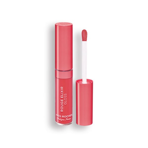 Gloss Rouge Brillante de Yves Rocher - Labios Radiantes y Nutridos con Ingredientes Naturales Corail Joyeux