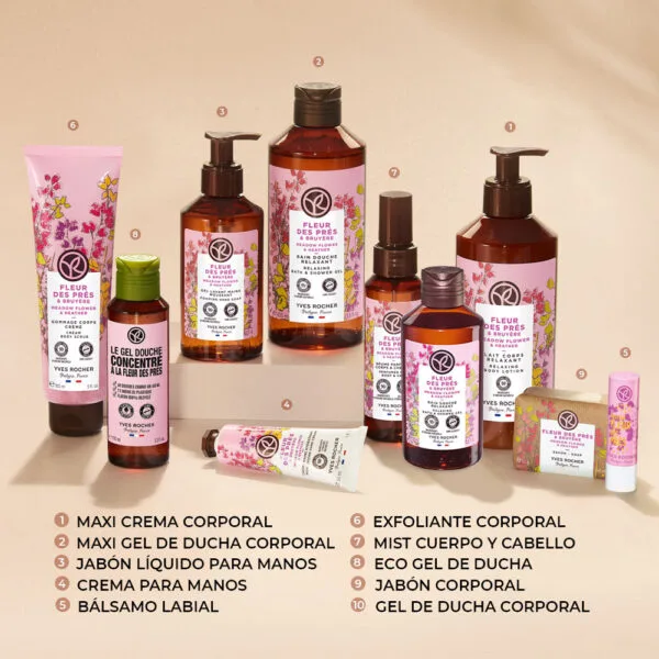 Eco Gel de Ducha Concentrado Flor Silvestre y Brezo - Limpieza Ecológica y Fragancia Natural - Imagen 4