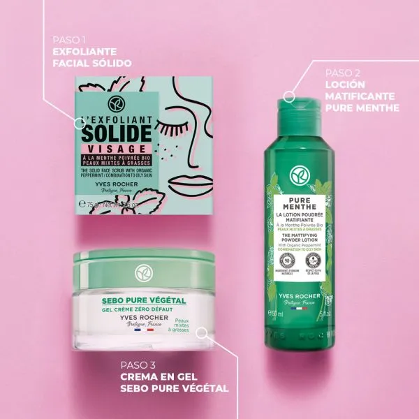 Green Heroes Exfoliante Facial Sólido Yves Rocher 75g - Renueva y Purifica tu Piel - Imagen 4