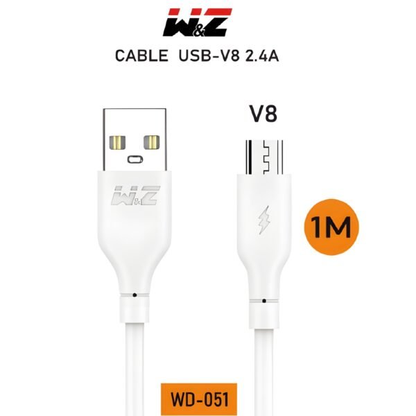 Cable USB-V8 2.4A W&Z Modelo WD-051